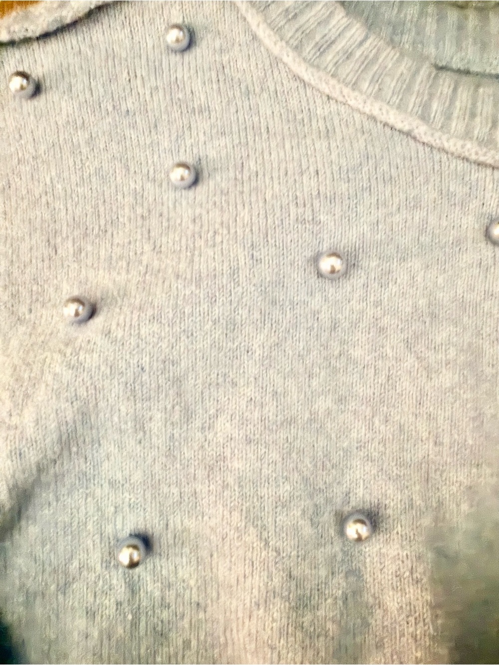 NWT Blue Embellished Sweater